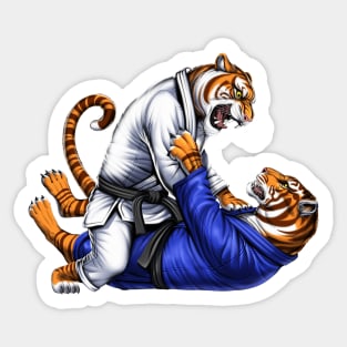 Tiger Jiu-Jitsu Wrestlers Sticker